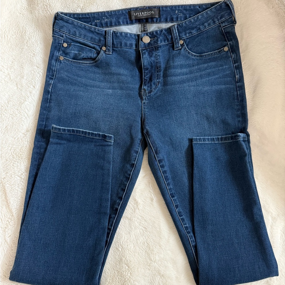 Liverpool Women's Dark Blue Skinny Jeans